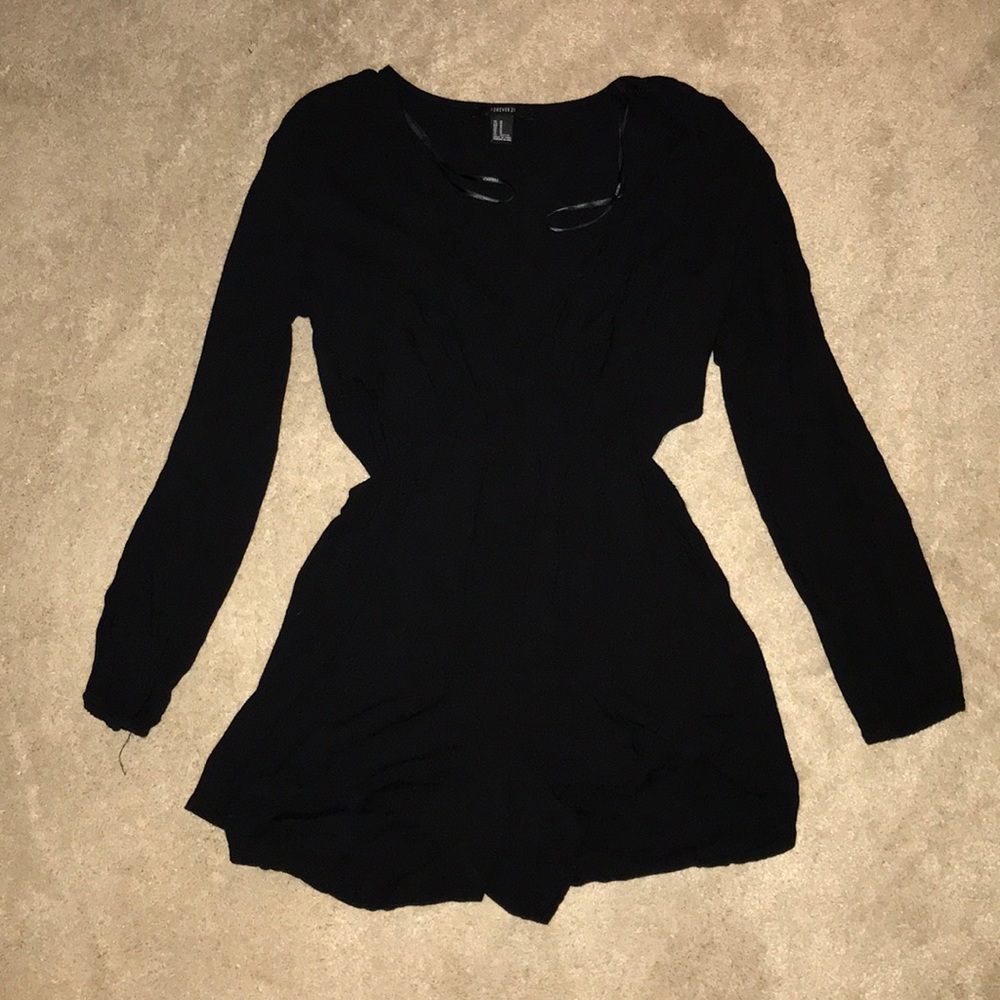 Forever 21 cutout side romper